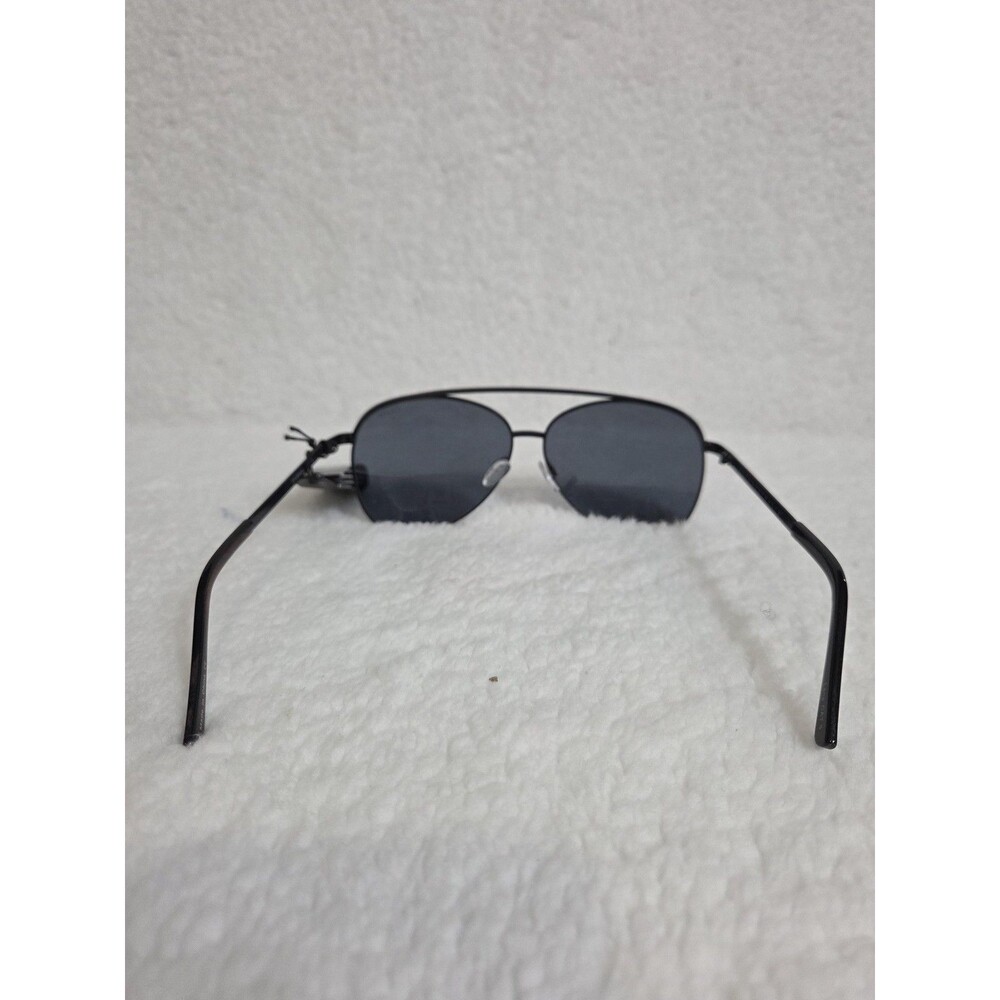 Quay Australia Vivienne Sunglasses Unisex Black Aviator Metal Tinted Shades - Picture 5 of 6